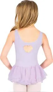 Danz N Motion Heart Back Tank Dress Leotard