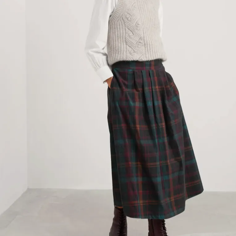 Day Dream Midi Skirt - Cherish Onyx