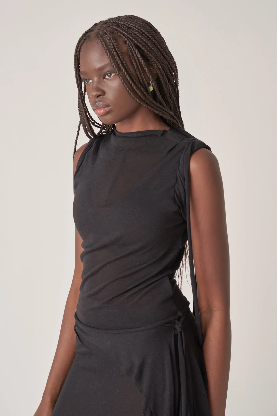 Deconstructed Linen Top