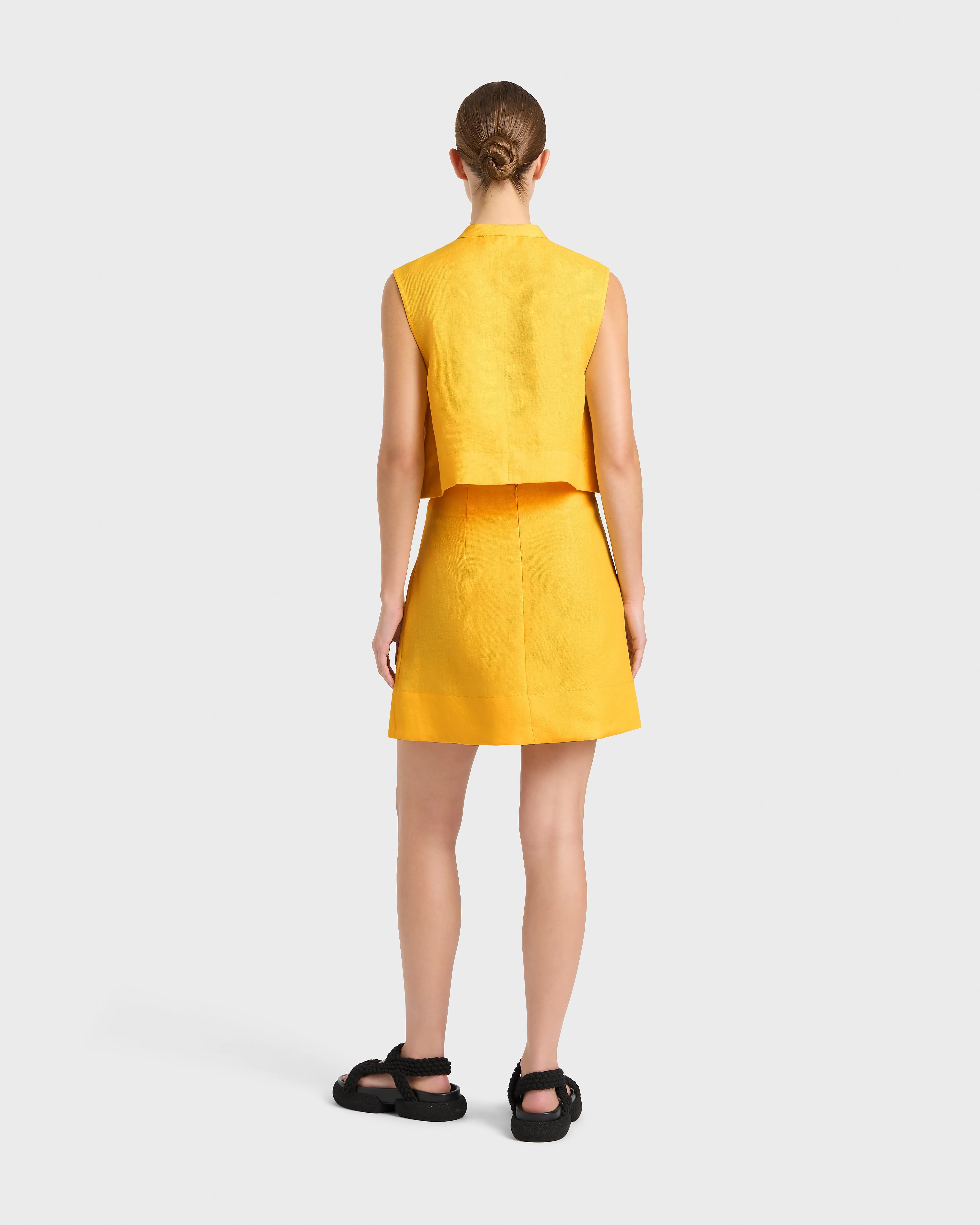 Delphi Mini Skirt - Daffodil