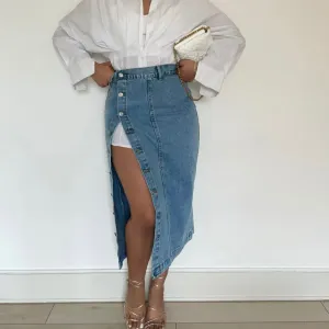 Denim Blue Skirt