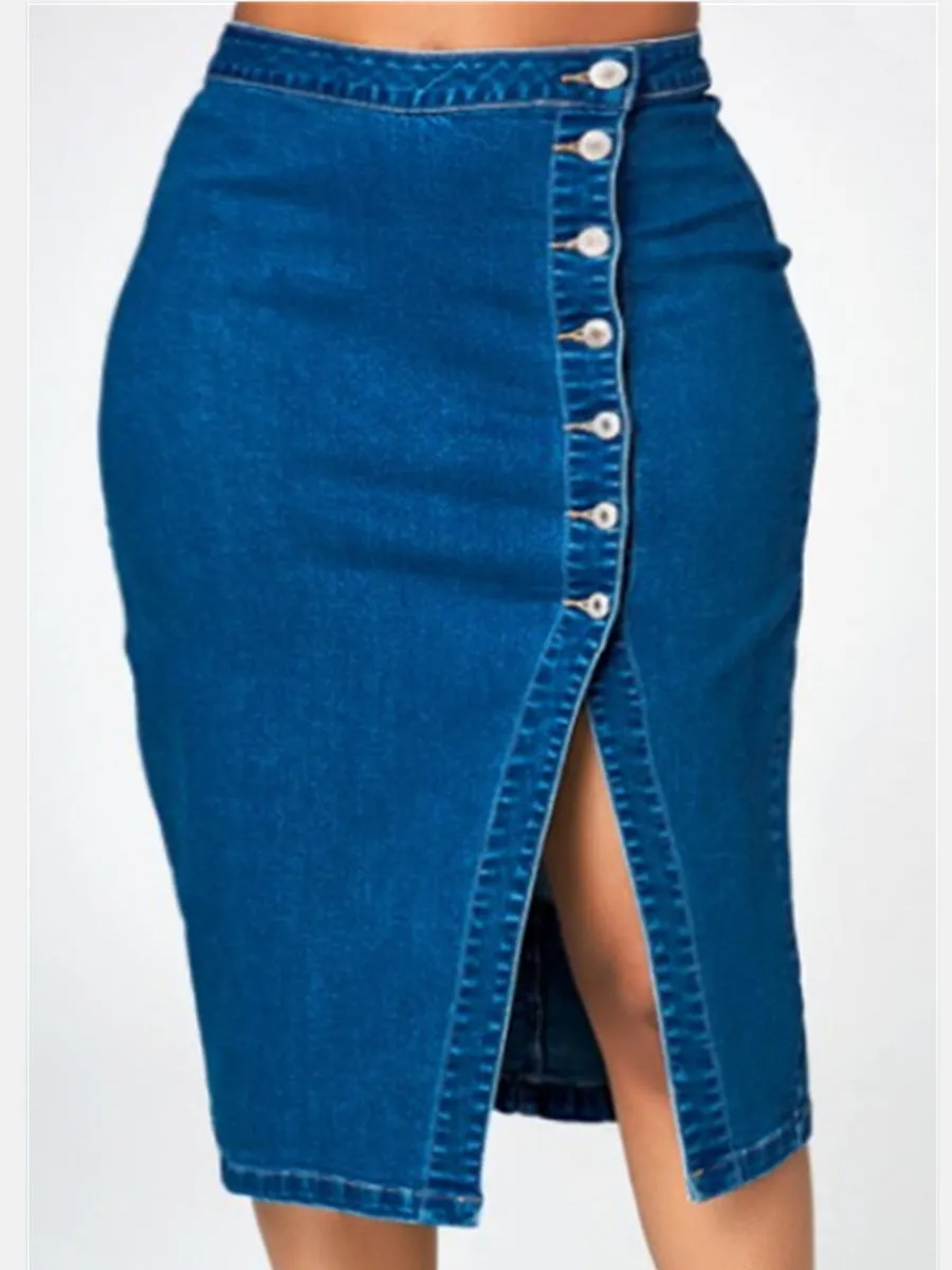 Denim Blue Skirt