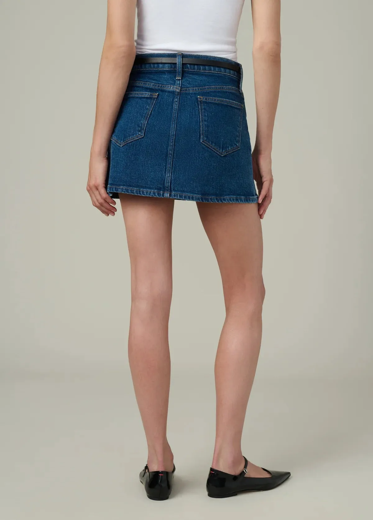 Denim Micro Mini Skirt