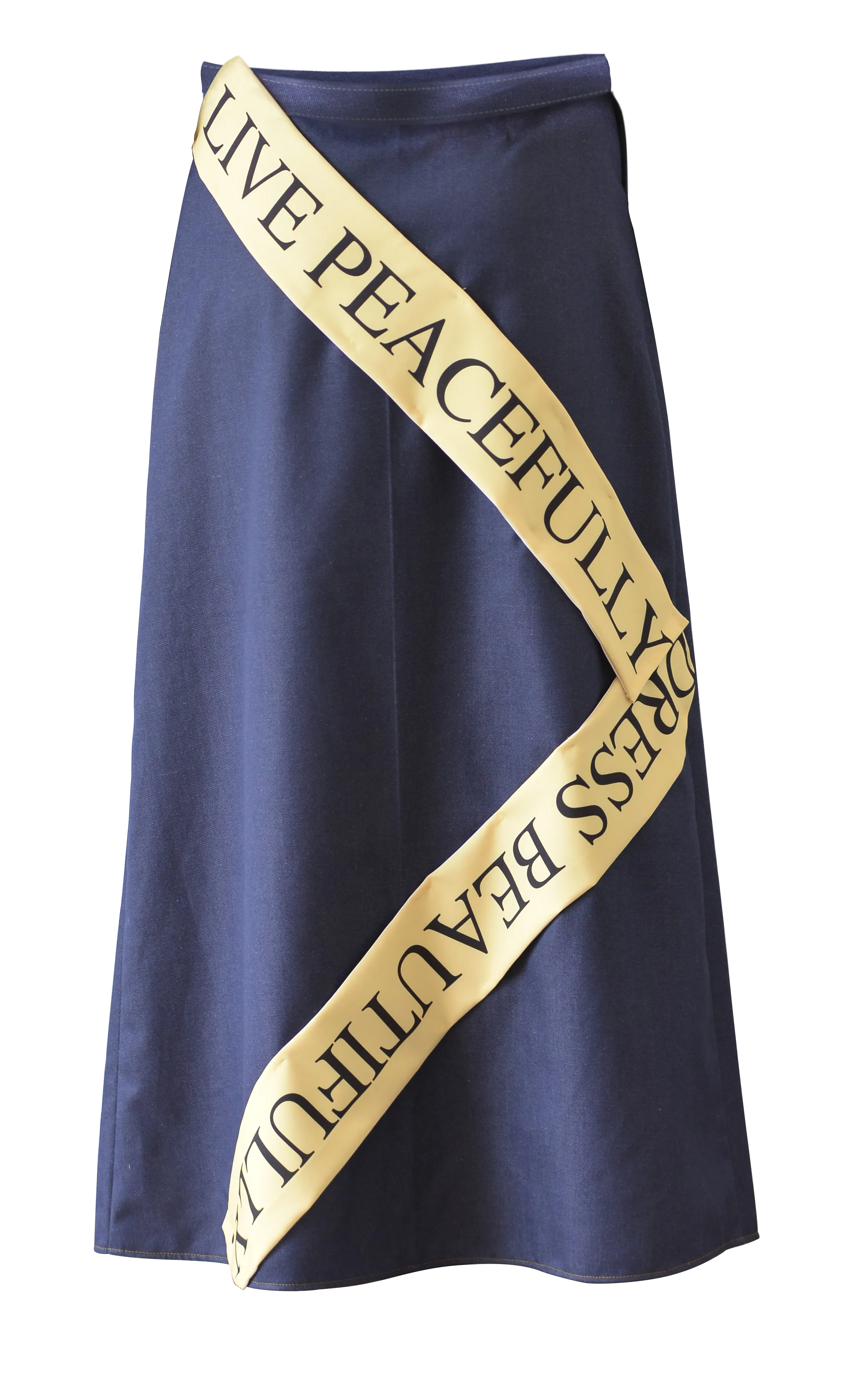 Denim Peace Skirt