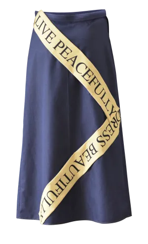Denim Peace Skirt