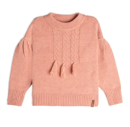 Deux Par Deux Peach Bud Sweater