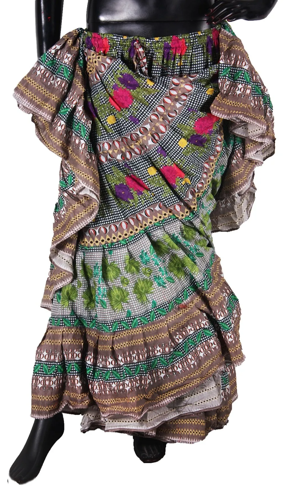 Digital Printed Skirt GREEN WLS