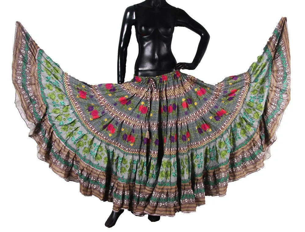 Digital Printed Skirt GREEN WLS
