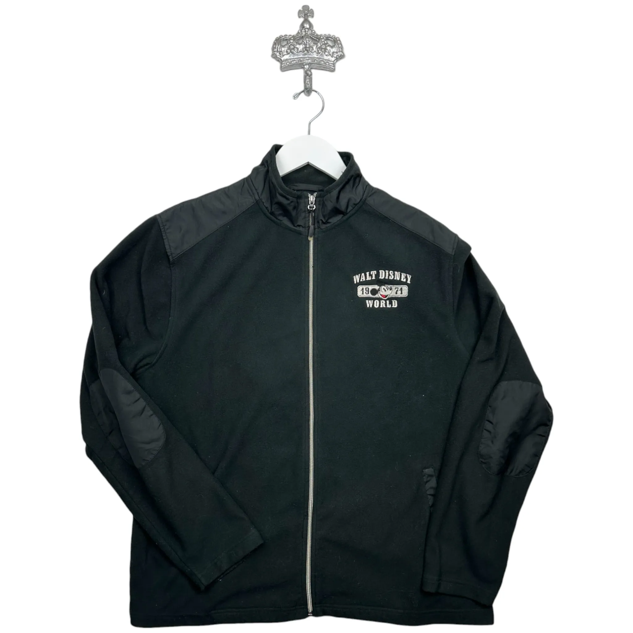 DISNEY "MICKEY MOUSE" PATCH ZIP UP - (L)