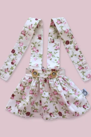 Doll Suspender Skirt - Larissa in Palest Pink