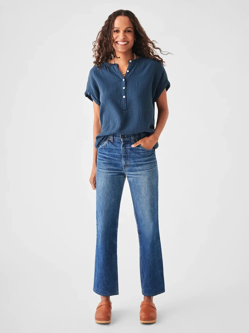 Dream Cotton Gauze Desmond Top