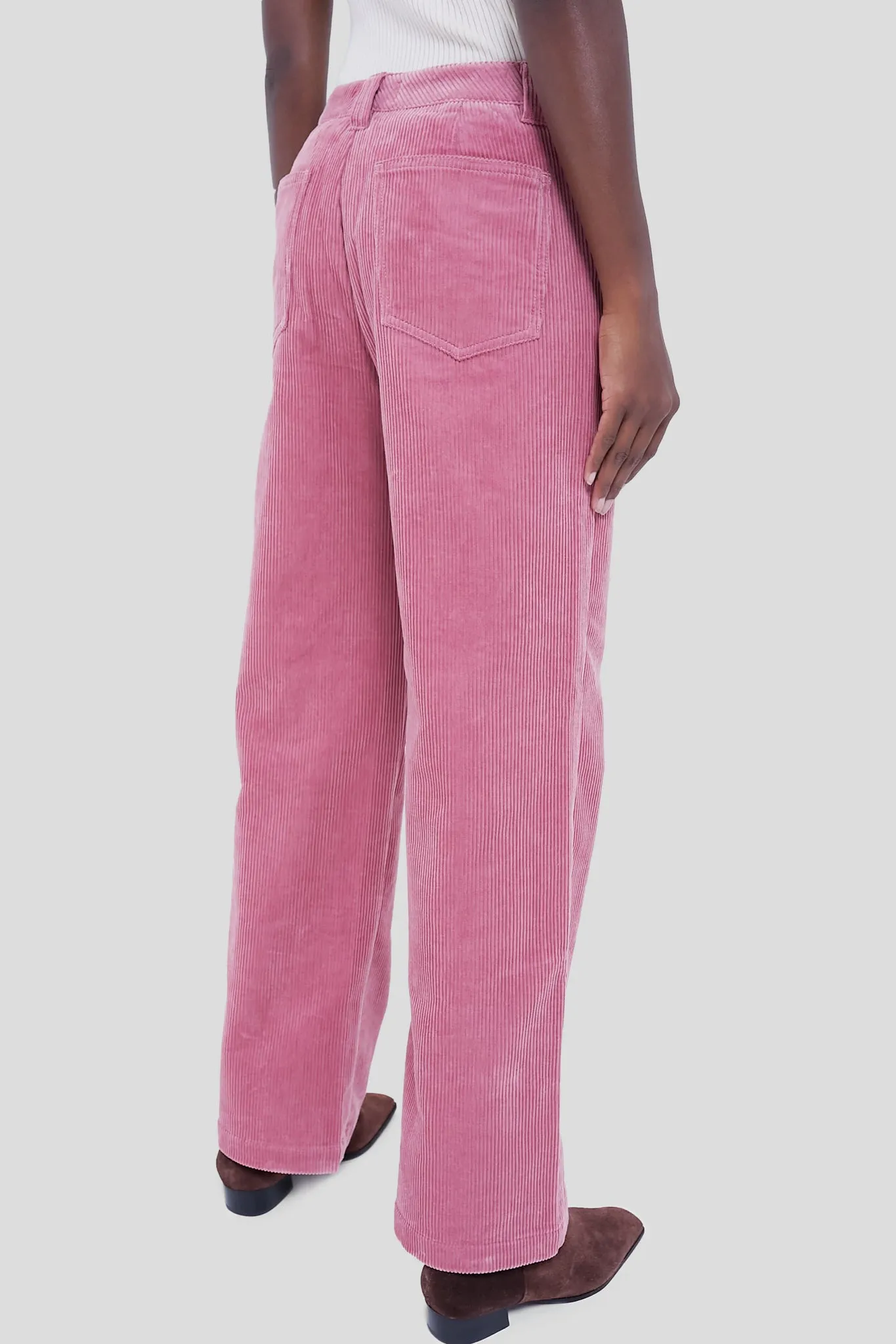Dusty Rose Camden Pant in Corduroy