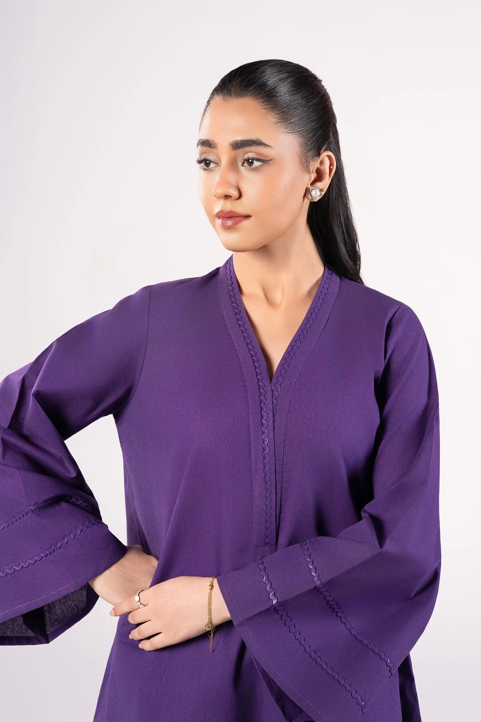 Dyed Linen Shirt | MB-CS25-42