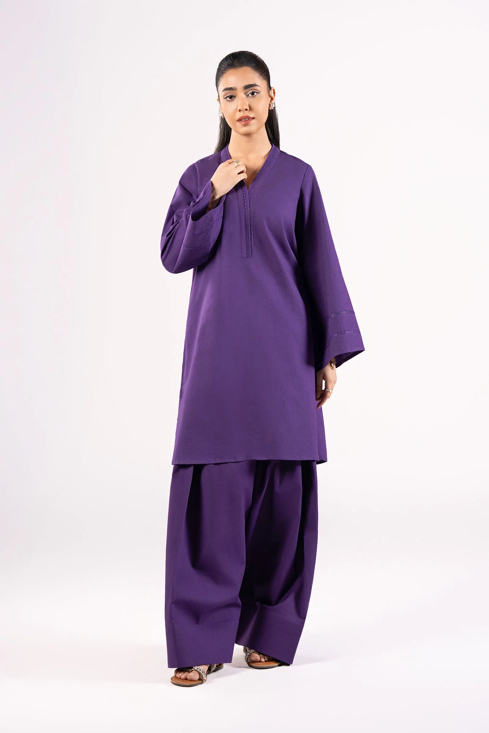 Dyed Linen Shirt | MB-CS25-42