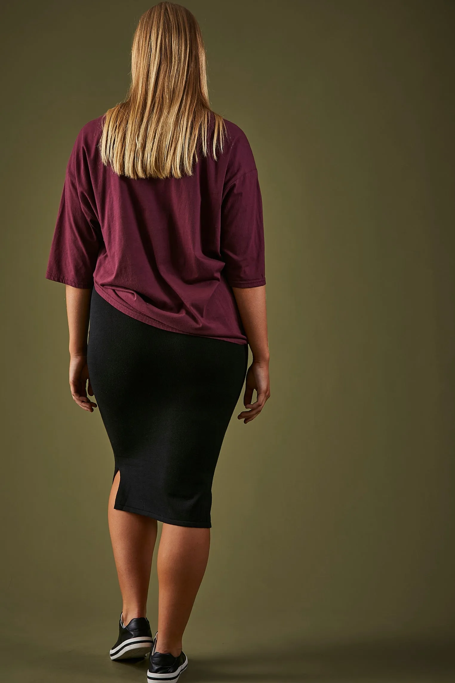 Eb&Ive Astor Knit Skirt