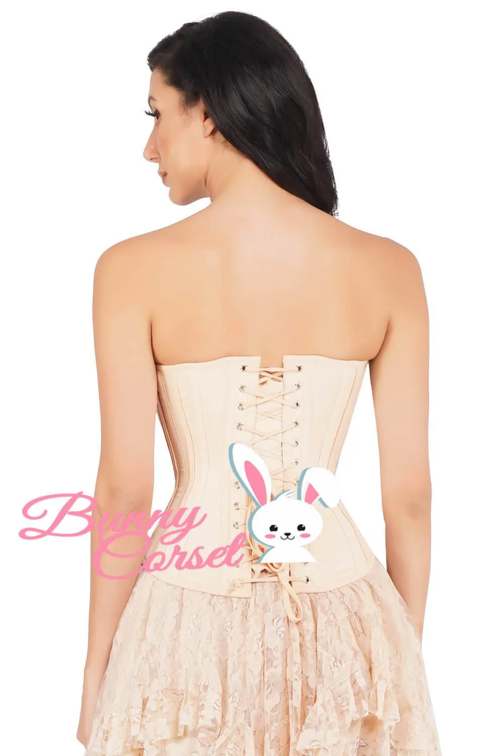 Eilis Overbust Single Layer Corset In Cotton