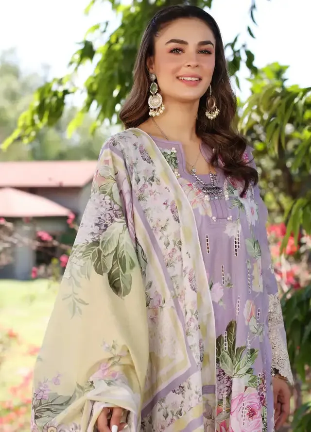 Elaf 3 Piece Embroidered Lawn Q631