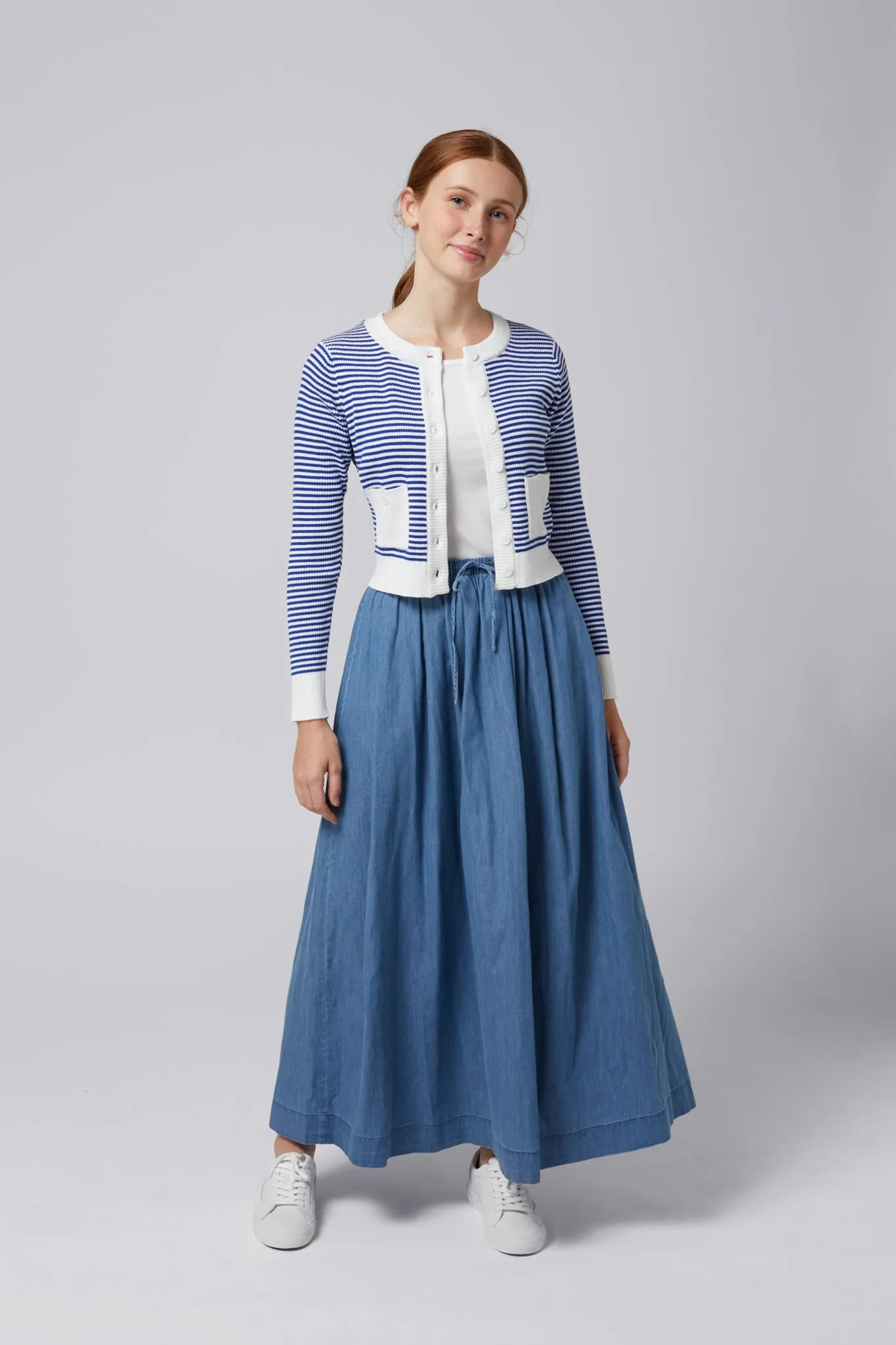 Elle oh Elle Blue Denim Yolanda Skirt