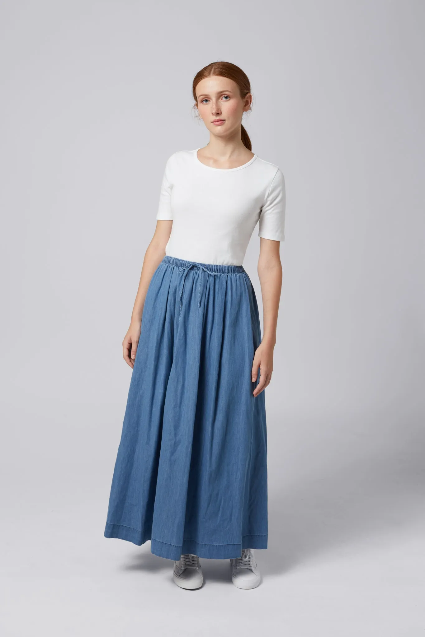 Elle oh Elle Blue Denim Yolanda Skirt