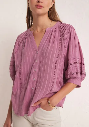Elliot Lace Inset Top ZT233957