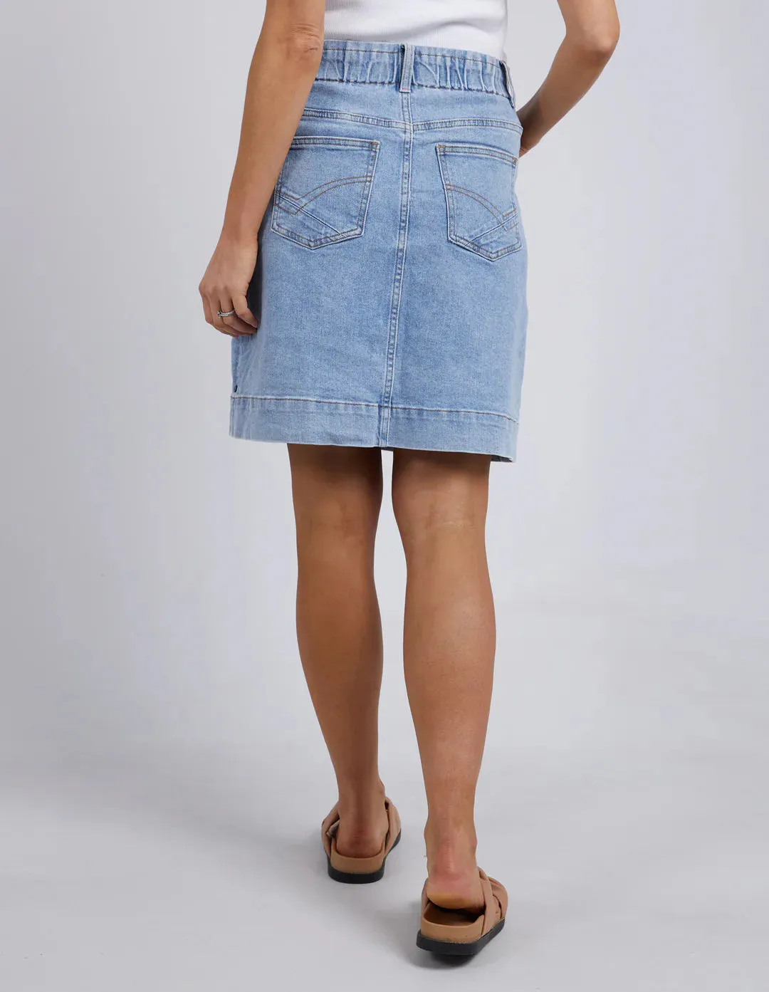 elm - Atlas Denim Skirt Blue