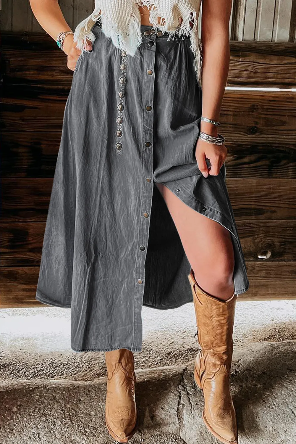 Elsie Denim Skirt