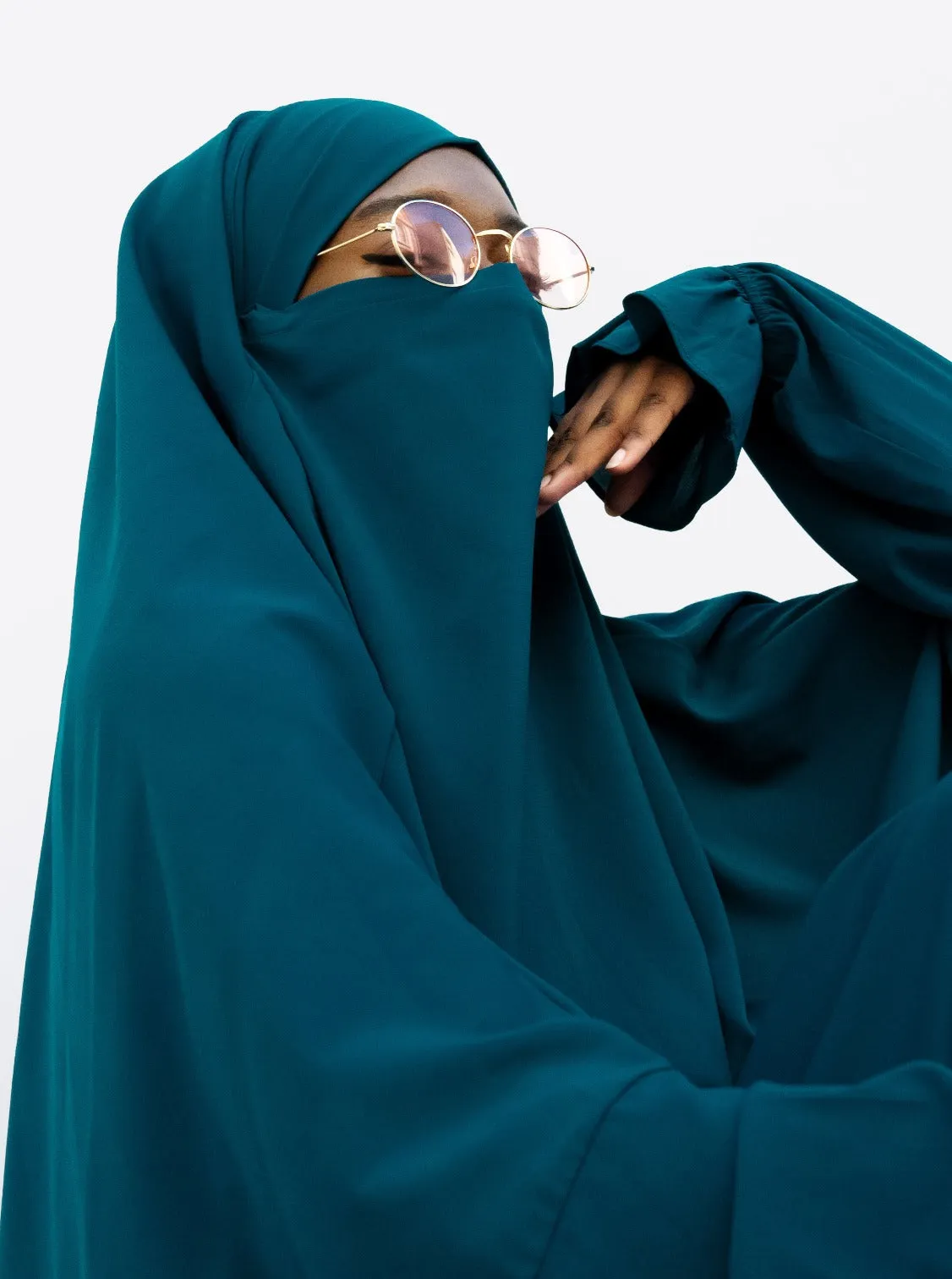 Empress Chiffon Jilbab, Denim