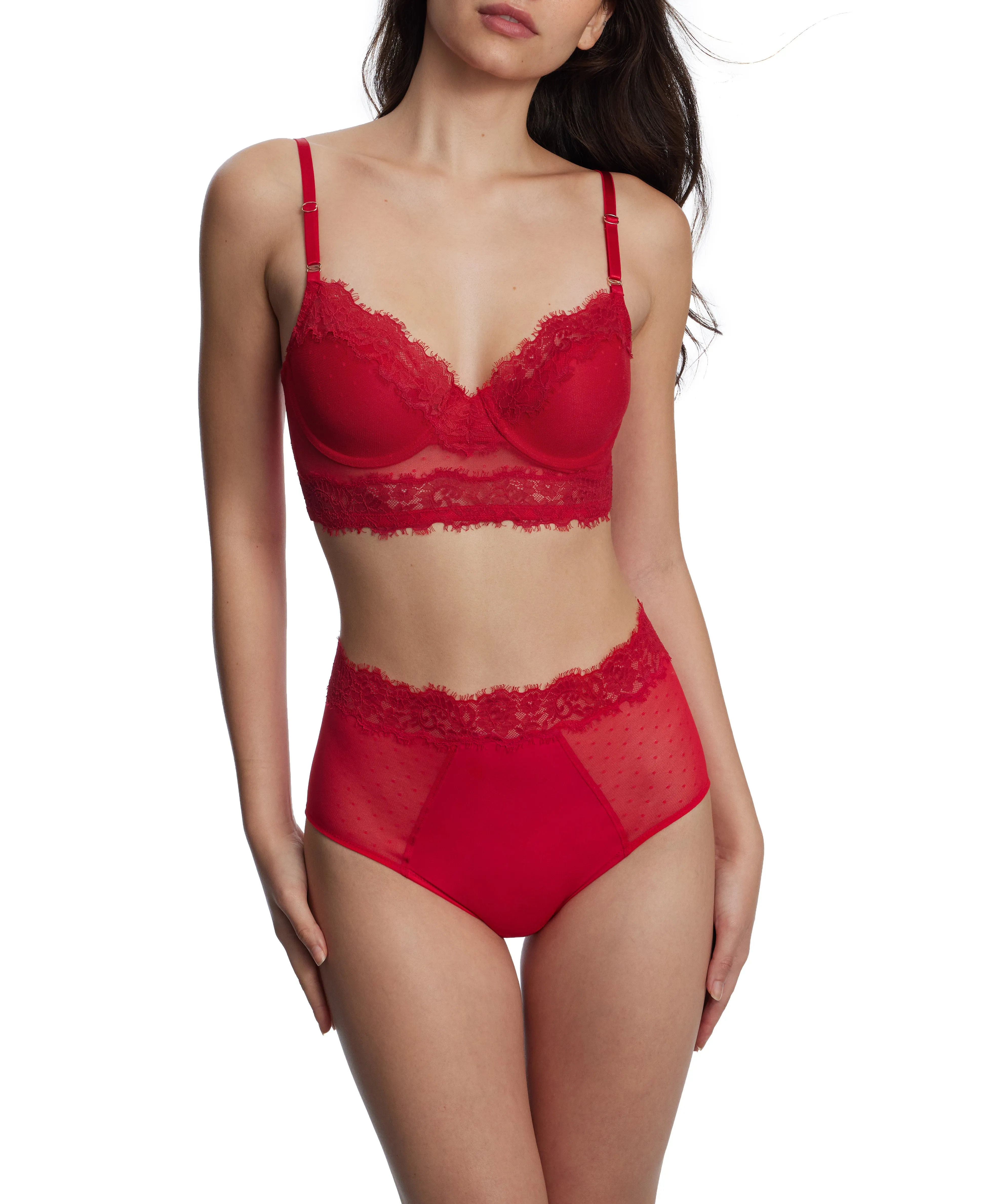 Entice Longline Lace Bra
