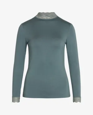 ESSENTIAL LACE JERSEY T-SHIRT