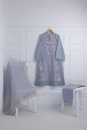 Floral Blooms |  Azure Ensembles Chiffon 3PCS 2023