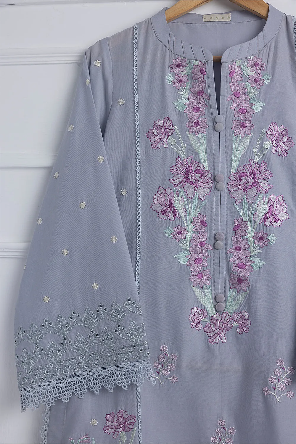 Floral Blooms |  Azure Ensembles Chiffon 3PCS 2023