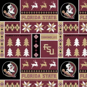 FLORIDA STATE UNIVERSITY-Holiday Sweater Fleece-100% Polyester-FSU1182