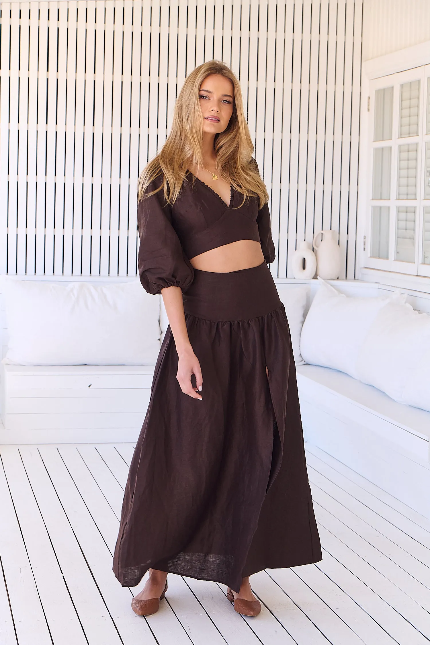 Fluir Top - Chocolate Wanderlust