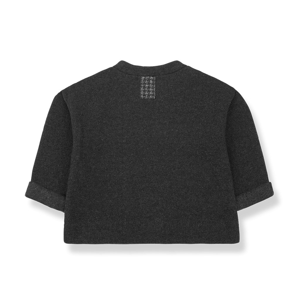Francesc Anthracite Fleece Sweater