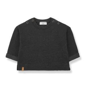 Francesc Anthracite Fleece Sweater