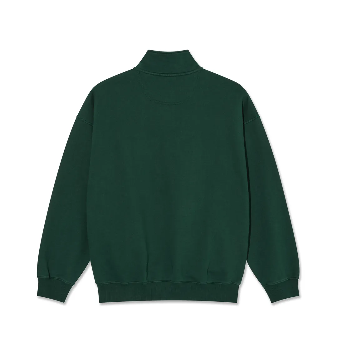 Frankie Half Zip Sweater - Dark Emerald
