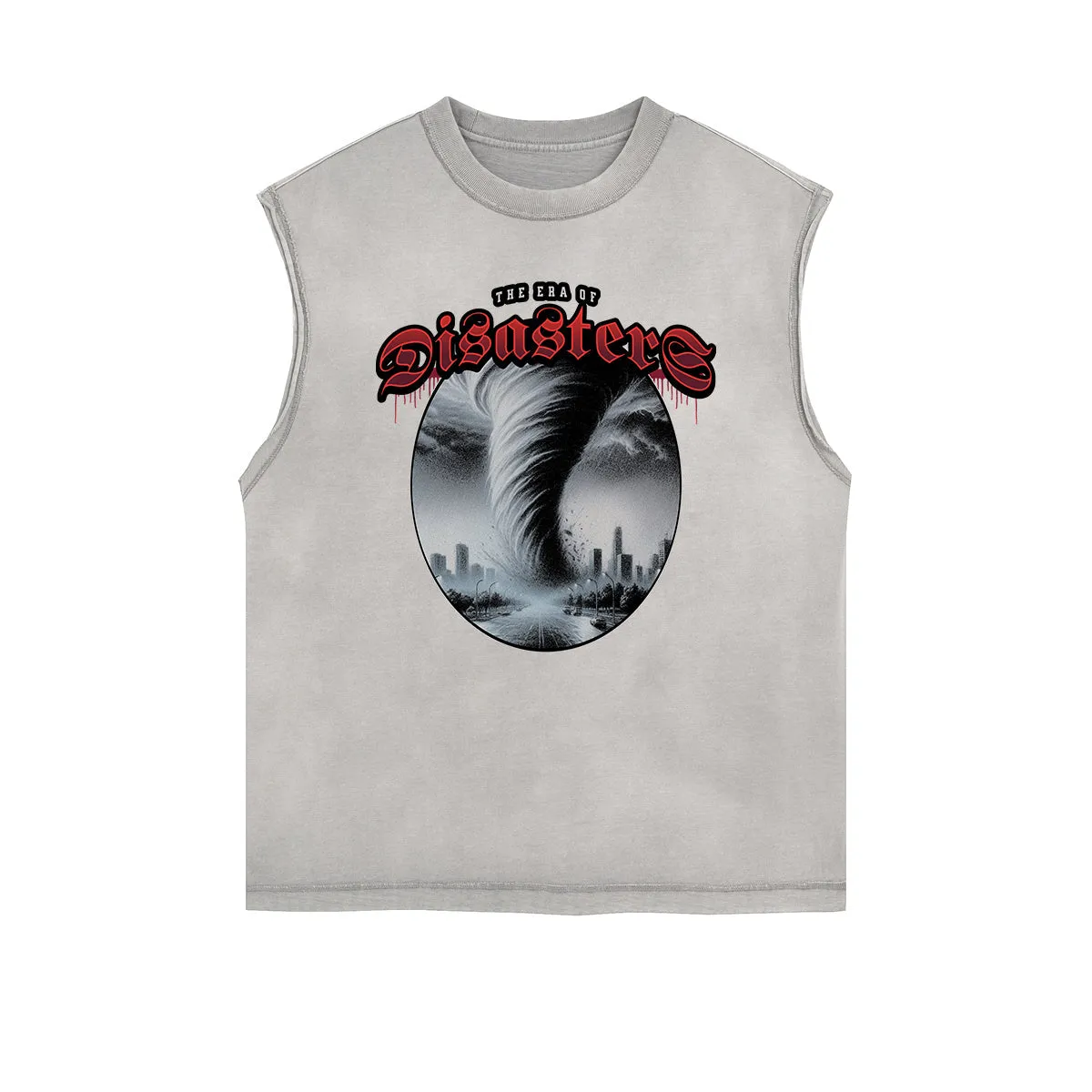 Frayed Edge Holiday Graphic Tank Top