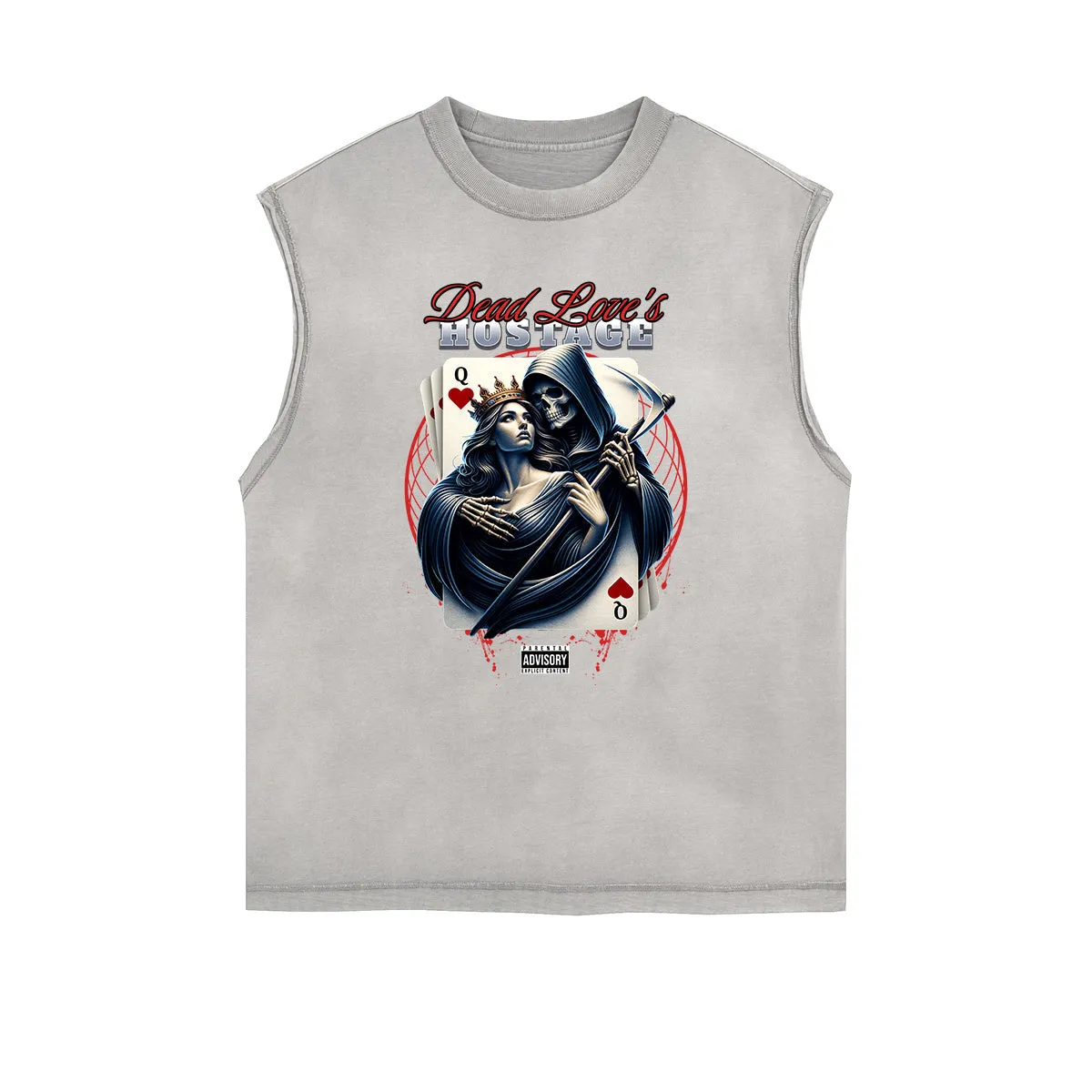 Frayed Edge Queen Graphic Tank Top