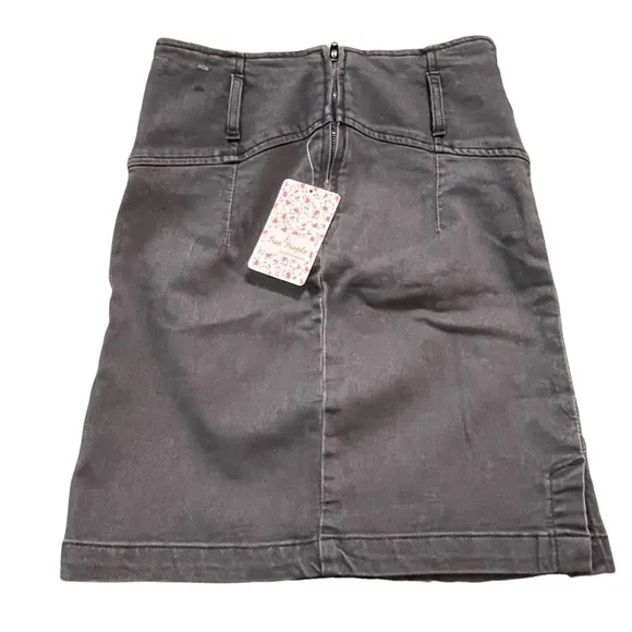 Free People Denim skirt size 0