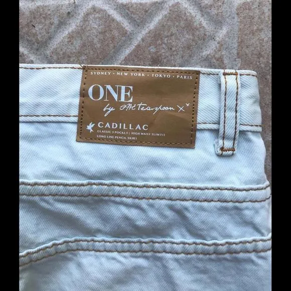 Free People Distressed Boho Midi Cadillac Skirt