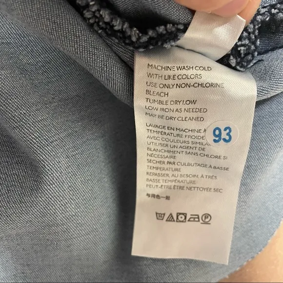 Free People Highlands denim mini skirt