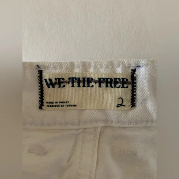 Free People We The Free Come As You Are White Denim Maxi Skirt Women’s Size 2