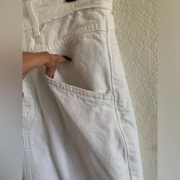 Free People We The Free Come As You Are White Denim Maxi Skirt Women’s Size 2