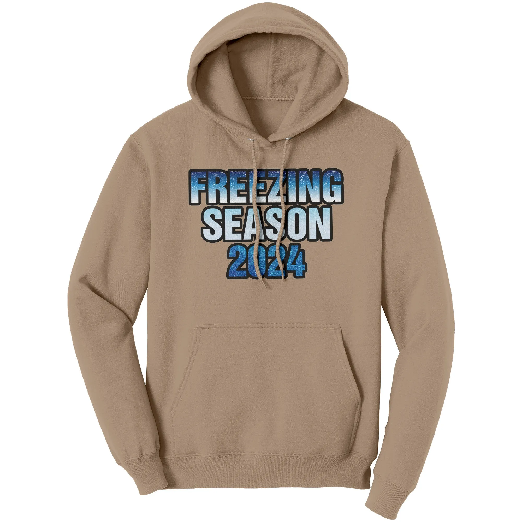 Freezing Season Hoodie, Cute Winter Sweater, Christmas Hoodie, Freezing Season 2024 Hoodie, Christmas Sweater Christmas Gifts Hoodie For Her