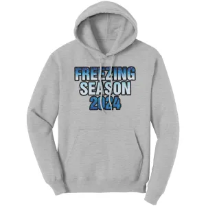 Freezing Season Hoodie, Cute Winter Sweater, Christmas Hoodie, Freezing Season 2024 Hoodie, Christmas Sweater Christmas Gifts Hoodie For Her
