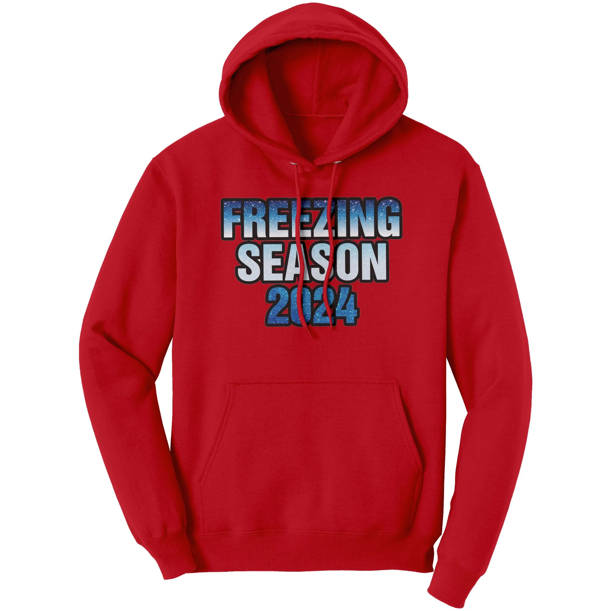 Freezing Season Hoodie, Cute Winter Sweater, Christmas Hoodie, Freezing Season 2024 Hoodie, Christmas Sweater Christmas Gifts Hoodie For Her