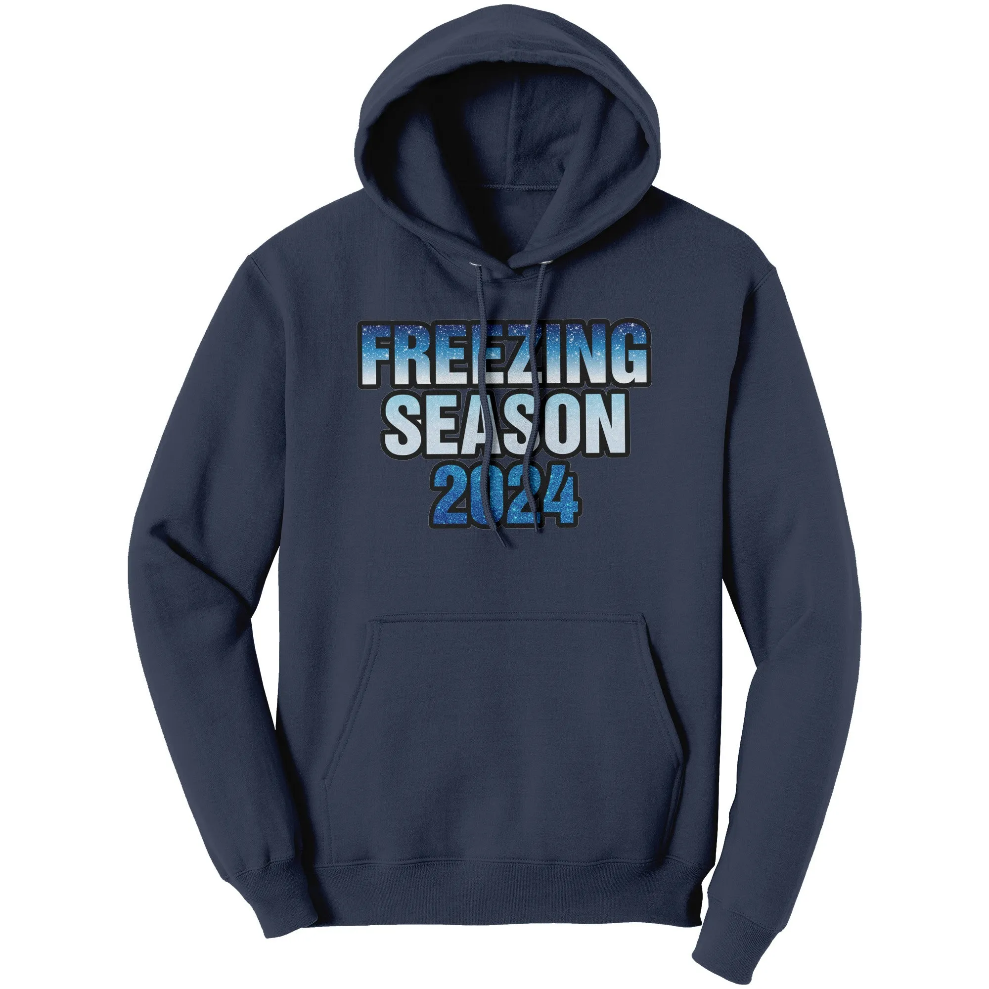Freezing Season Hoodie, Cute Winter Sweater, Christmas Hoodie, Freezing Season 2024 Hoodie, Christmas Sweater Christmas Gifts Hoodie For Her