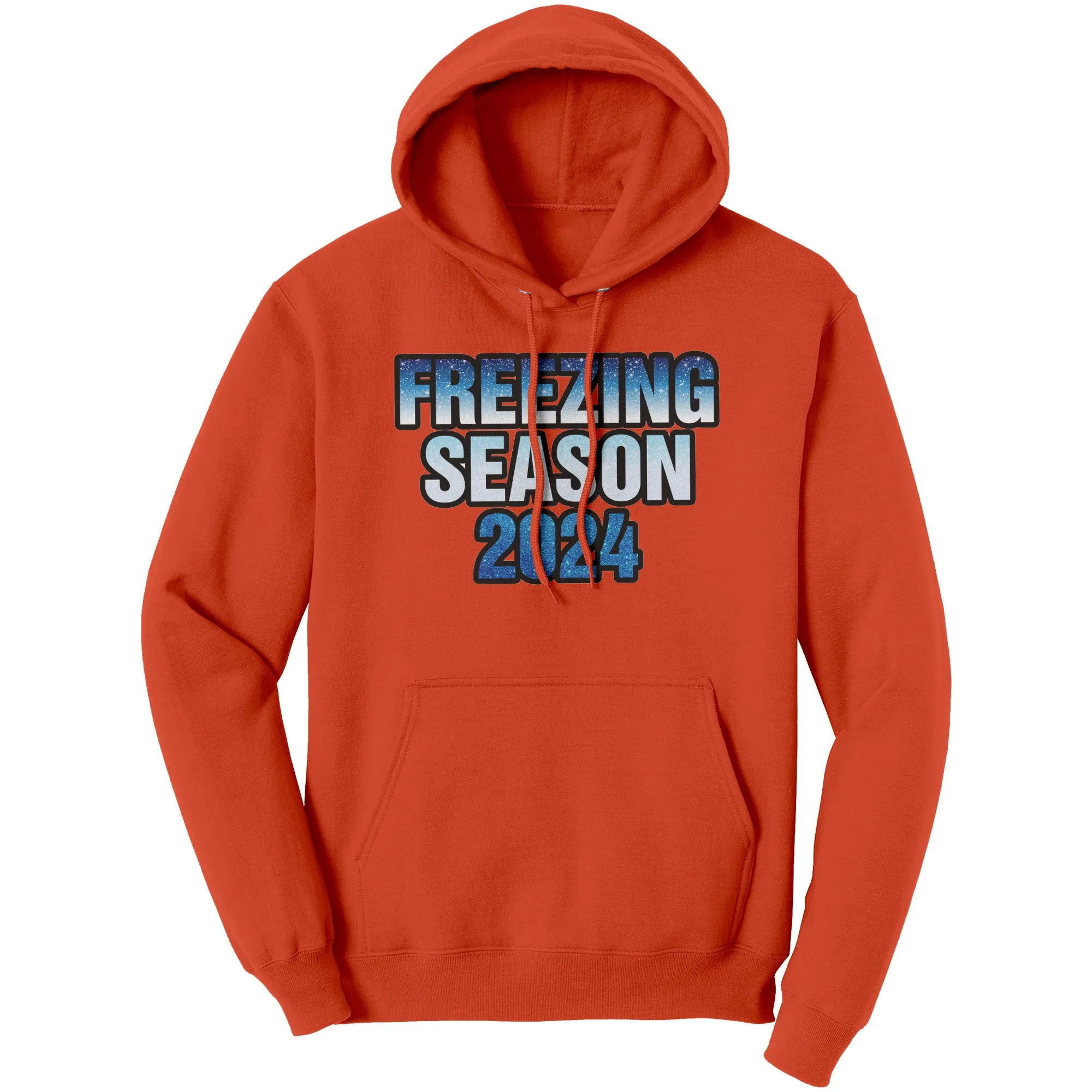 Freezing Season Hoodie, Cute Winter Sweater, Christmas Hoodie, Freezing Season 2024 Hoodie, Christmas Sweater Christmas Gifts Hoodie For Her