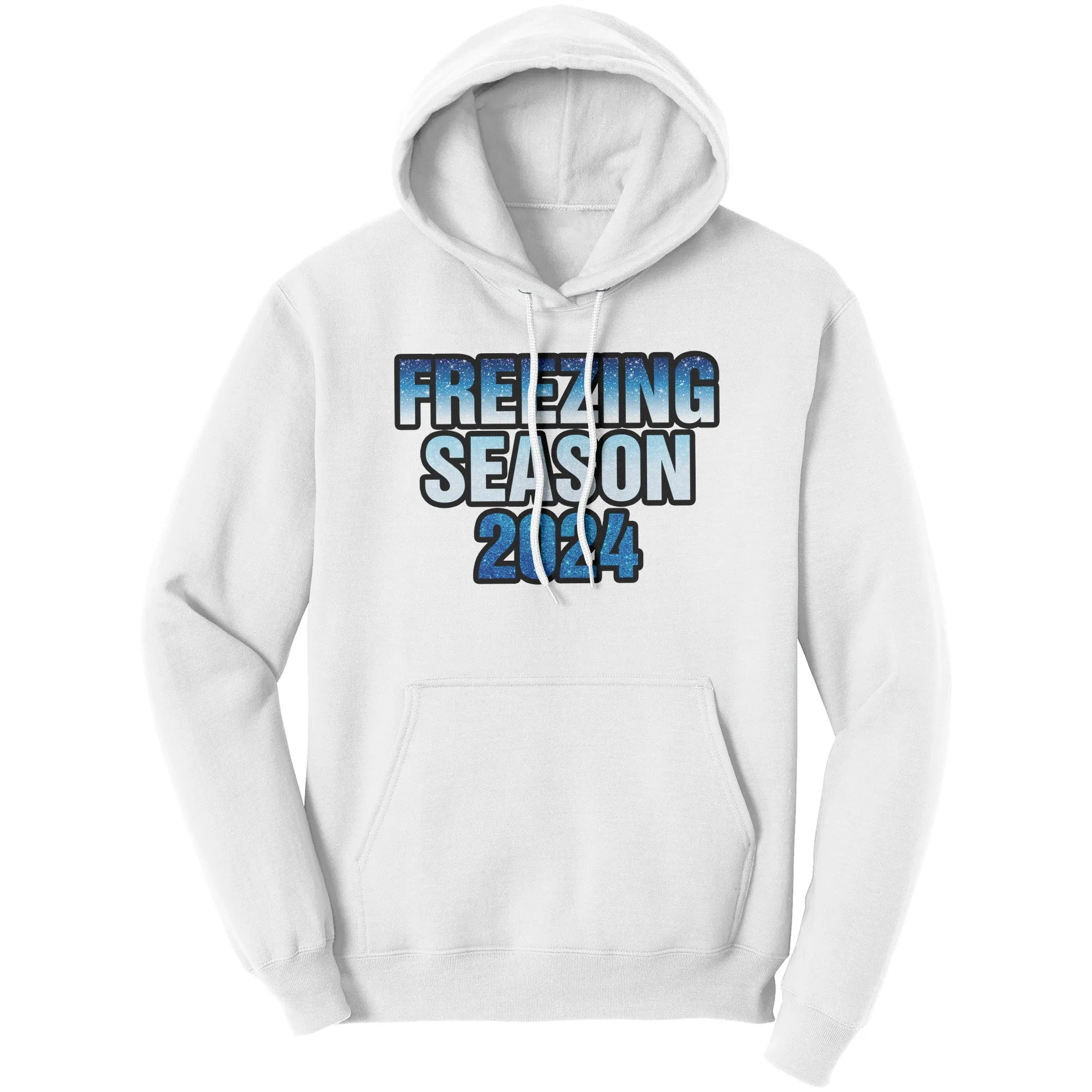 Freezing Season Hoodie, Cute Winter Sweater, Christmas Hoodie, Freezing Season 2024 Hoodie, Christmas Sweater Christmas Gifts Hoodie For Her