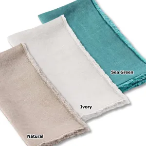 Fringed Design Stone Washed Napkin